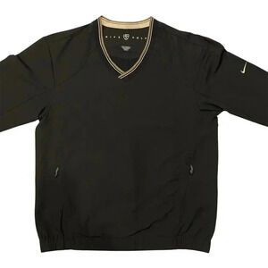 Vintage 90s Black Nike Golf Pullover Windbreaker Jacket XS